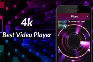 4K Video Player Affiche