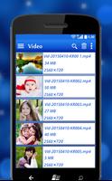 Video player for android Affiche