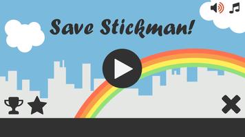 Save Stickman plakat