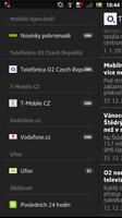 Mobilní Operátoři CZ screenshot 1