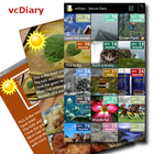 vcDiary Lite- Secure Diary آئیکن