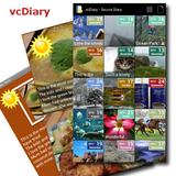 vcDiary Lite- Secure Diary アイコン