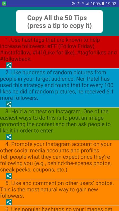free instagram followers tip poster - instagram follow random people to get followers