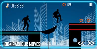 Shadow Parkour Skate الملصق