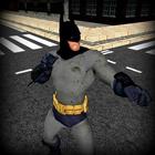 Super Legend Bat Hero Crime City Battle Rescue 3D icône