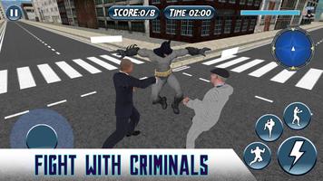 Super Legend Bat Hero Crime City Battle Rescue 3D Affiche