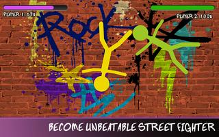 Stickman Street Fighting Battle-Real Epic Warriors screenshot 2