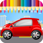 Icona Kids Car Coloring Book & Pages