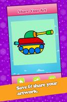 برنامه‌نما Kids Car Coloring Book & Pages عکس از صفحه