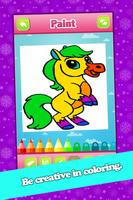 Kids Animal Coloring Book Page syot layar 2