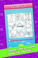 Kids Dino Coloring Book Pages imagem de tela 1