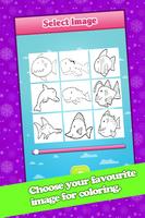 Kids Fish Coloring Book Pages captura de pantalla 1