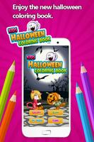 Kids Halloween Coloring Book Poster