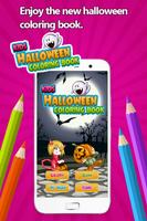 Kids Halloween Coloring Book poster