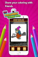 Kids Halloween Coloring Book captura de pantalla 3