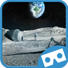 VR Moon Walk 3D : Tube Videos icône
