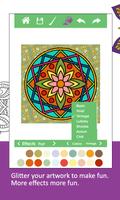 Mandala Coloring Book Art Page اسکرین شاٹ 3