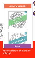 Mandala Coloring Book Art Page ภาพหน้าจอ 1