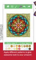 Mandala Coloring Book Art Page ภาพหน้าจอ 2