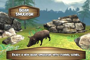 Extreme Wild Boar Simulator 3D الملصق