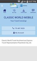 Classic World Travel Mobile Affiche