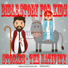 Stories Bible kid The Nativity-icoon