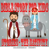 Stories Bible kid The Nativity 포스터