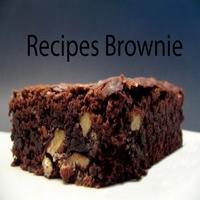 Recipes Brownie New Plakat