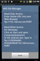 Wifi File Manager screenshot 1