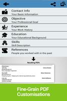 Resume Builder Free captura de pantalla 2