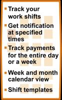Shift Tracker Free পোস্টার