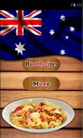Australian Food Recipes plakat