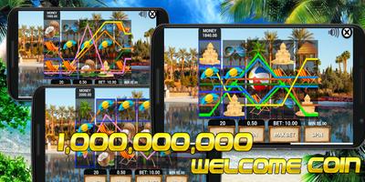 Beach Party Slot Machine - Vegas Casino Club 포스터