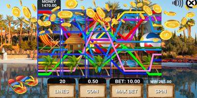 Beach Party Slot Machine - Vegas Casino Club ภาพหน้าจอ 2