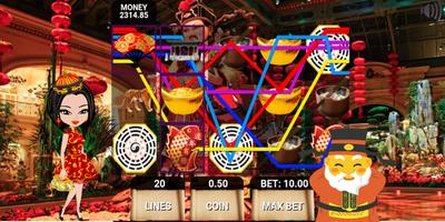 Chinese Fortune Slot Machine - New Macao Casino imagem de tela 2