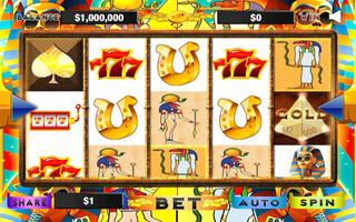 Pharaoh Slots Coins Sphinx Pyr Affiche
