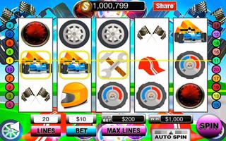 Racing Speed Slot Machine FREE اسکرین شاٹ 3