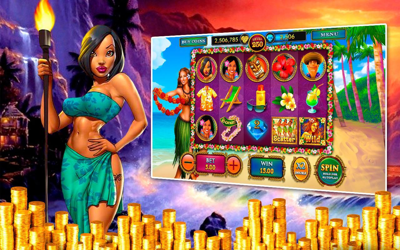 Hawaiian Paradise Vegas Slots Ekran Görüntüsü 4.