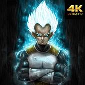 Dragon Fanart Vegeta Super Saiyan Live Wallpaper ไอคอน