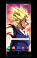 Dragon Fanart Vegeta Super Saiyan Live Wallpaper 截圖 1