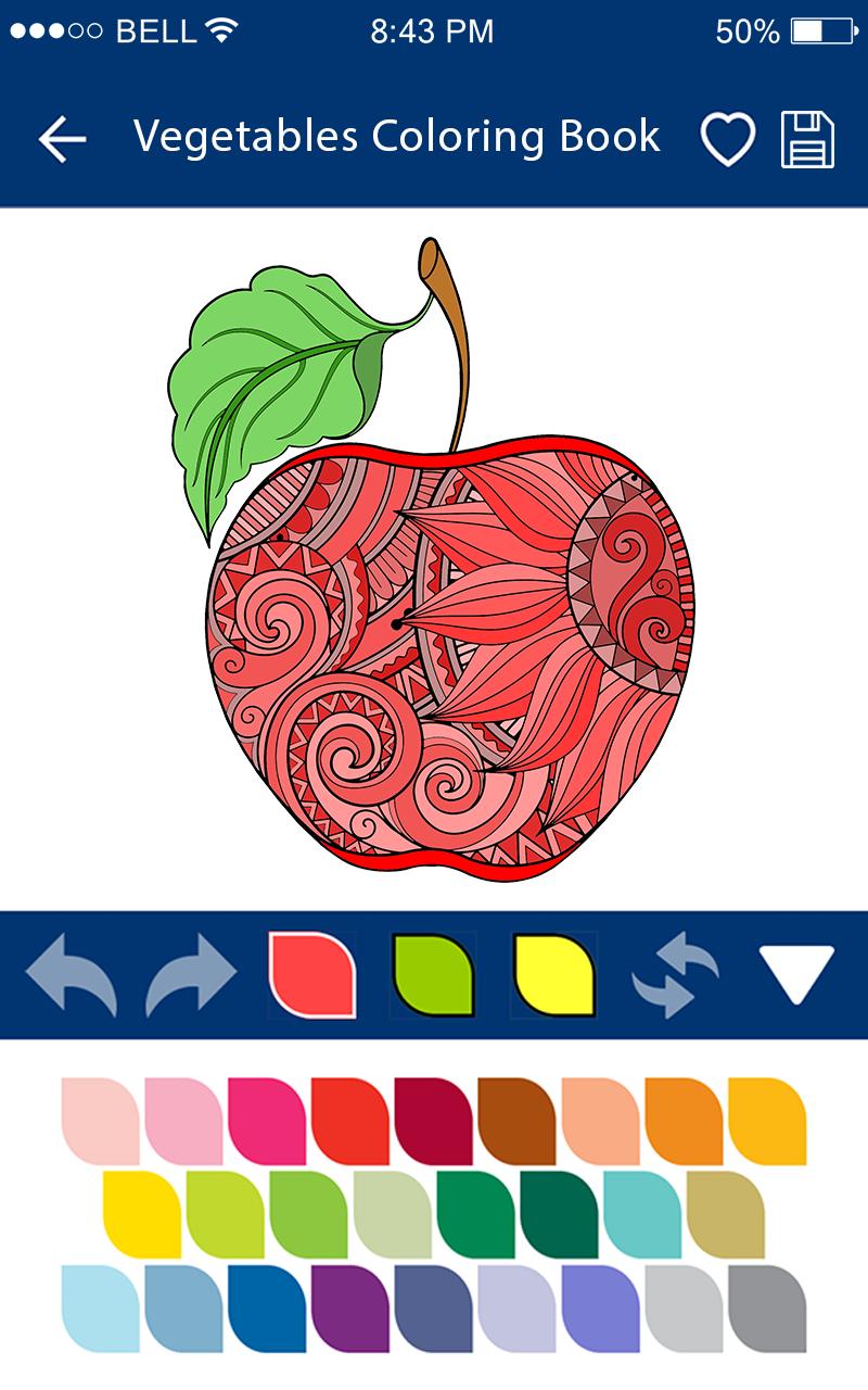 Buku Mewarnai Sayur Buku Mewarnai Buah Buahan for Android