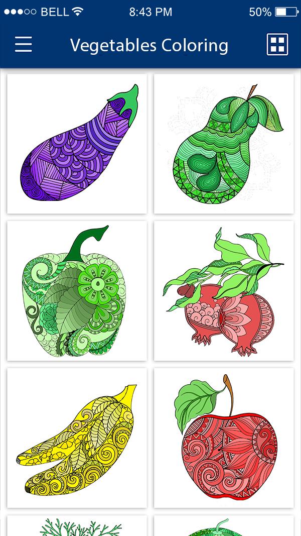 Buku Mewarnai Sayur Buku Mewarnai Buah Buahan for Android