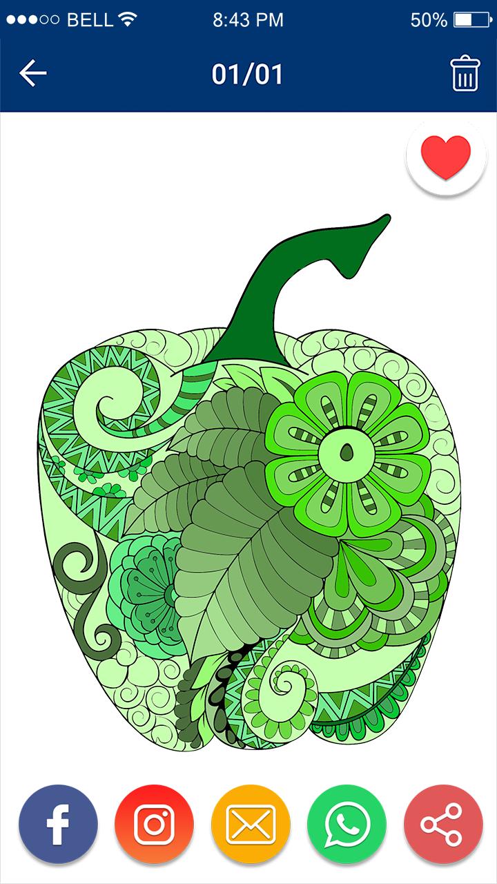 Buku Mewarnai Sayur Buku Mewarnai Buah Buahan for Android