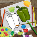 Vegetables Coloring Book games for kids APK