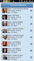 World's Billionaries screenshot 1