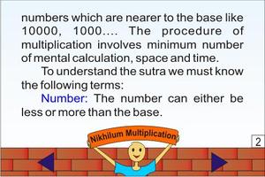 Vedic Maths - Nikhilum(Mul) capture d'écran 1