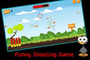 Funny Shooting Bird Game Free Affiche