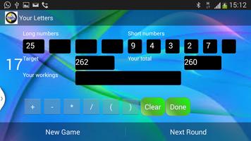 Countdown Word Game Ekran Görüntüsü 1