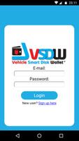 Vehicle Smart Disk Wallet plakat