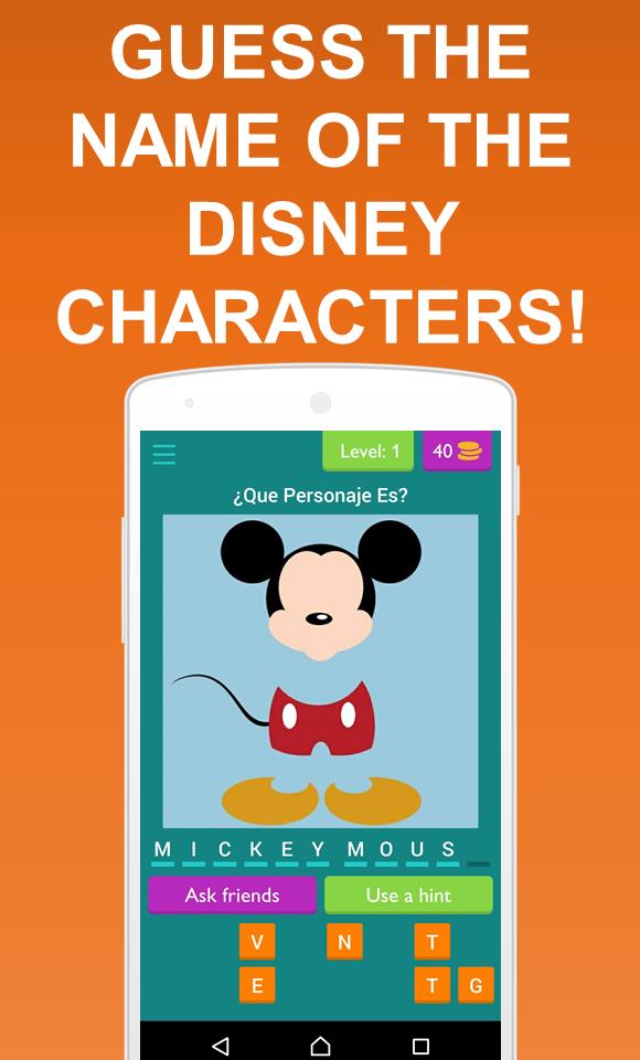 Guess the Disney Character for APK Download